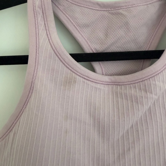 Lululemon Pink Ribbed Tank Top - Picture 3 of 3